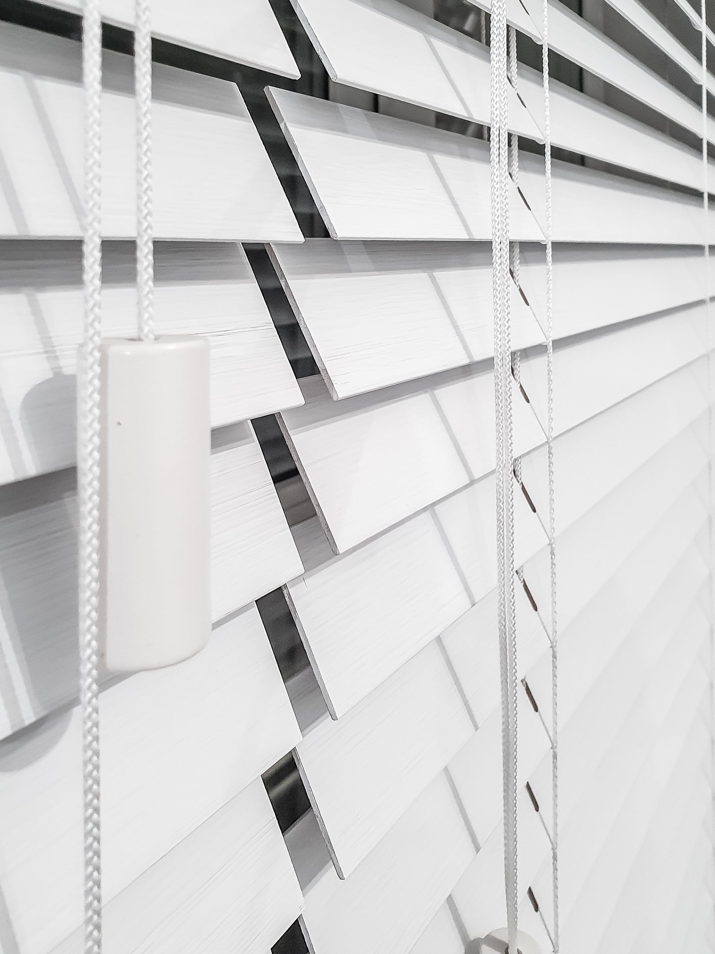 White Bamboo Blinds