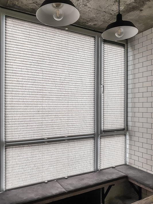 Pleated shades
