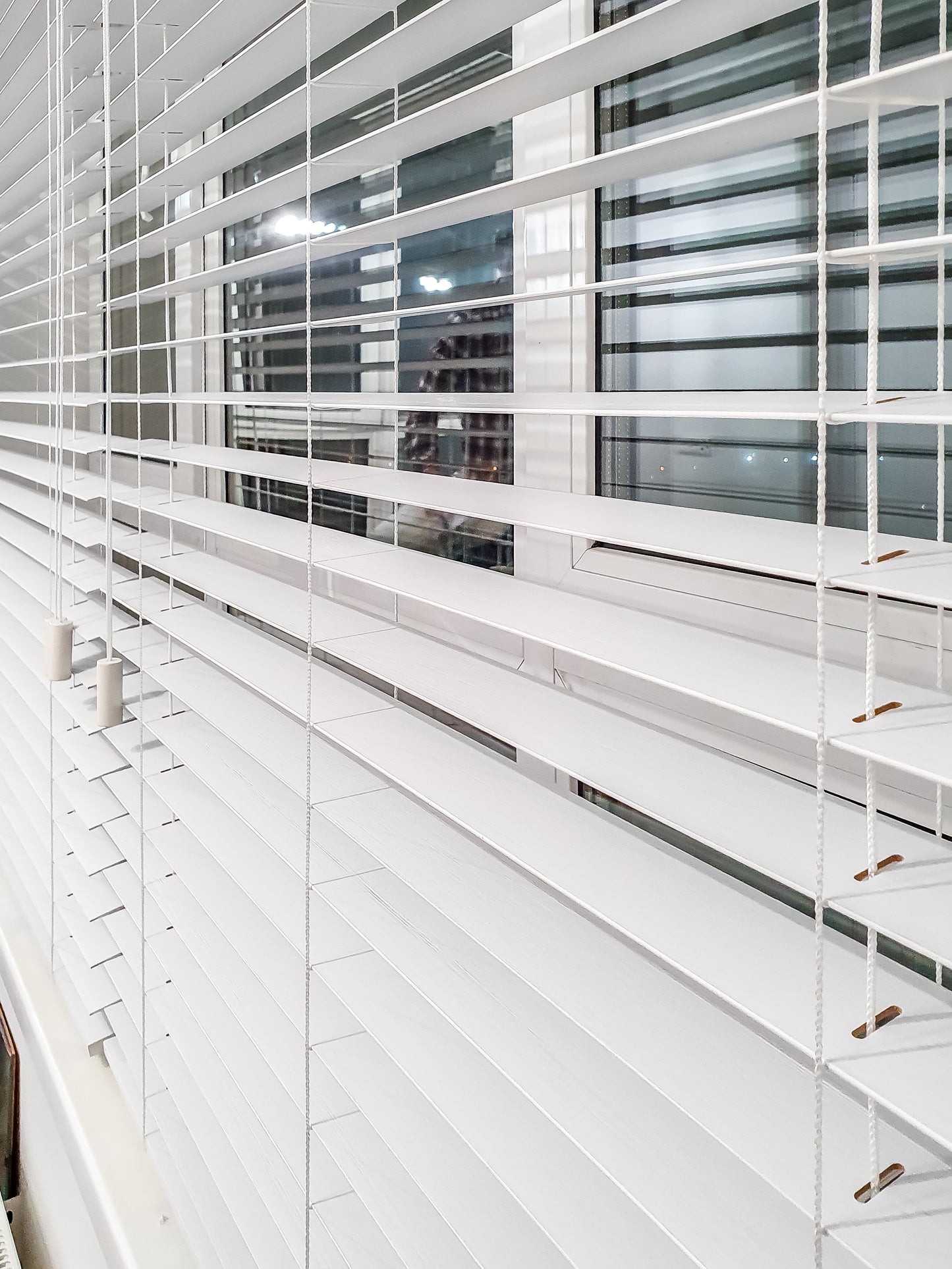 White Bamboo Blinds