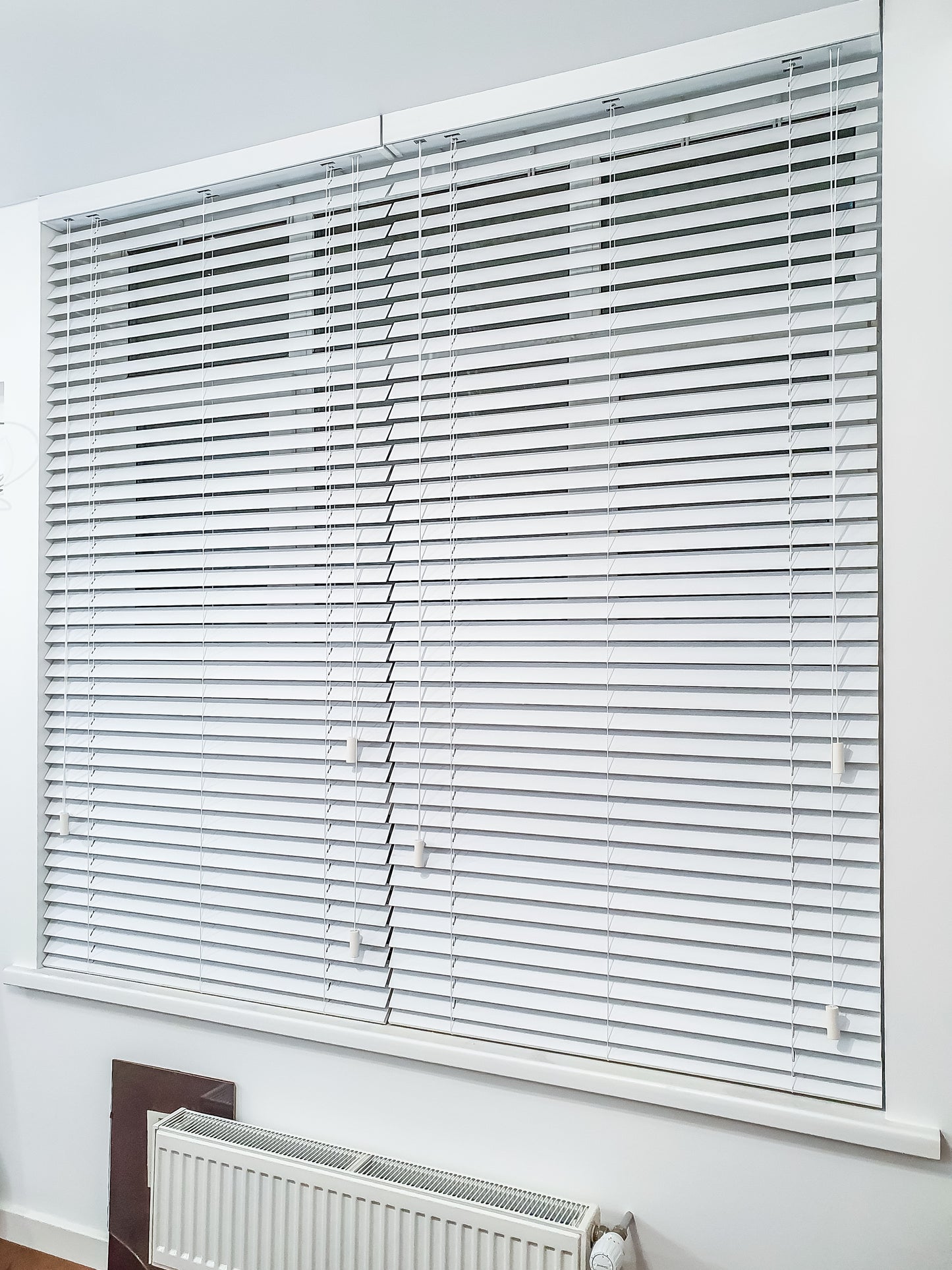 White Bamboo Blinds