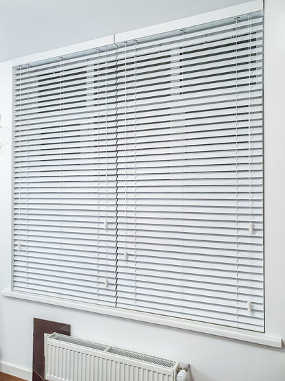 White Bamboo Blinds