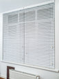 White Bamboo Blinds