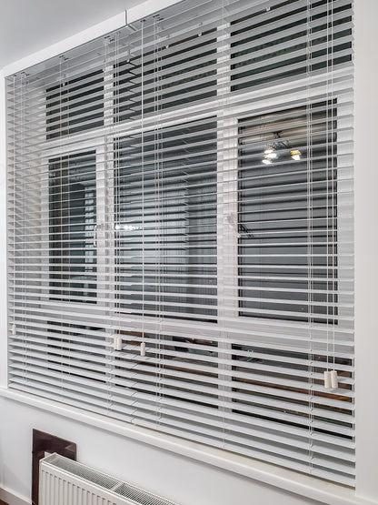 White Bamboo Blinds