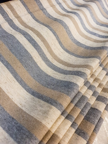 Roman Shades Beige Stripes